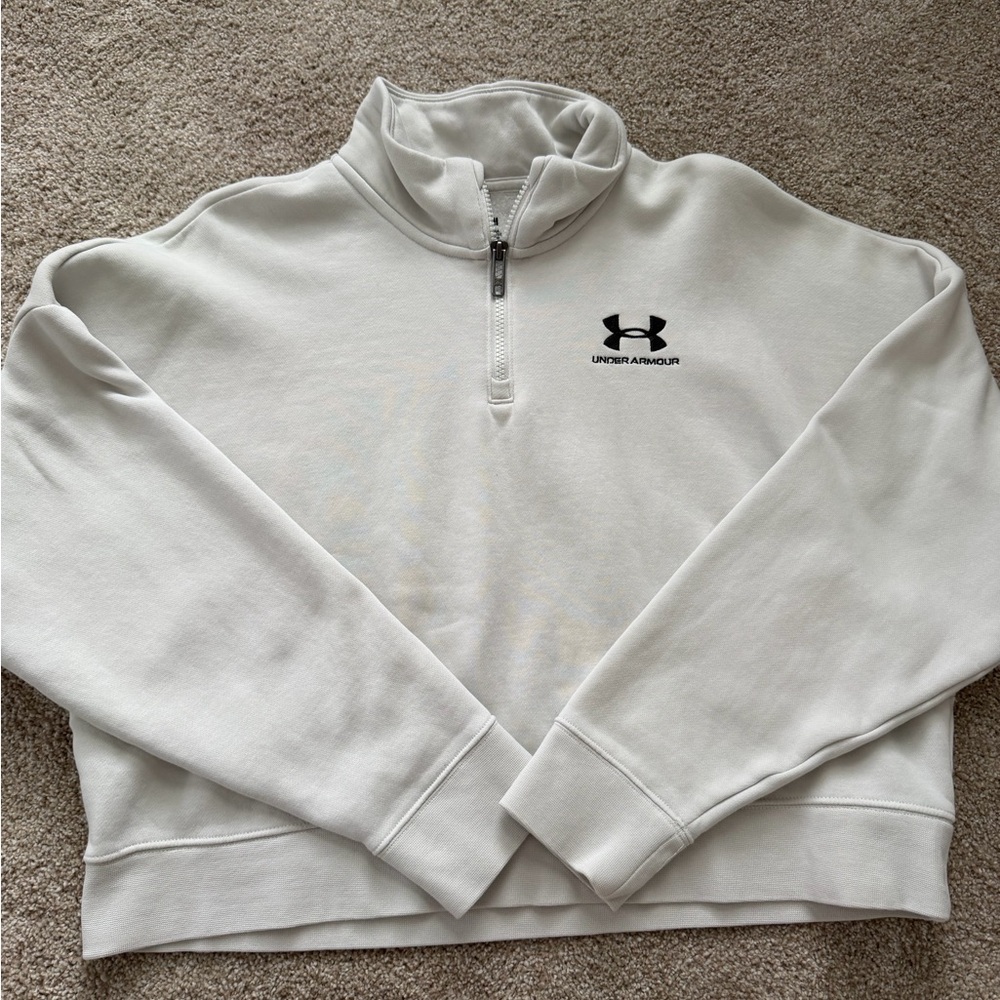 Under Armour cropped quarter zip
